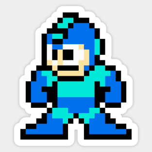 Retro Mega Man Sprite Sticker